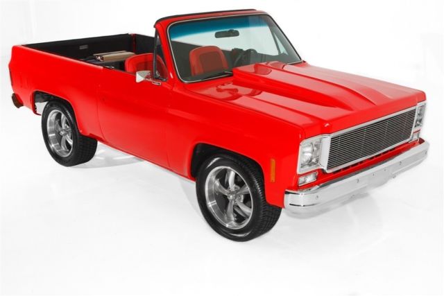1975 Chevrolet Blazer Red Show Truck Silver Top