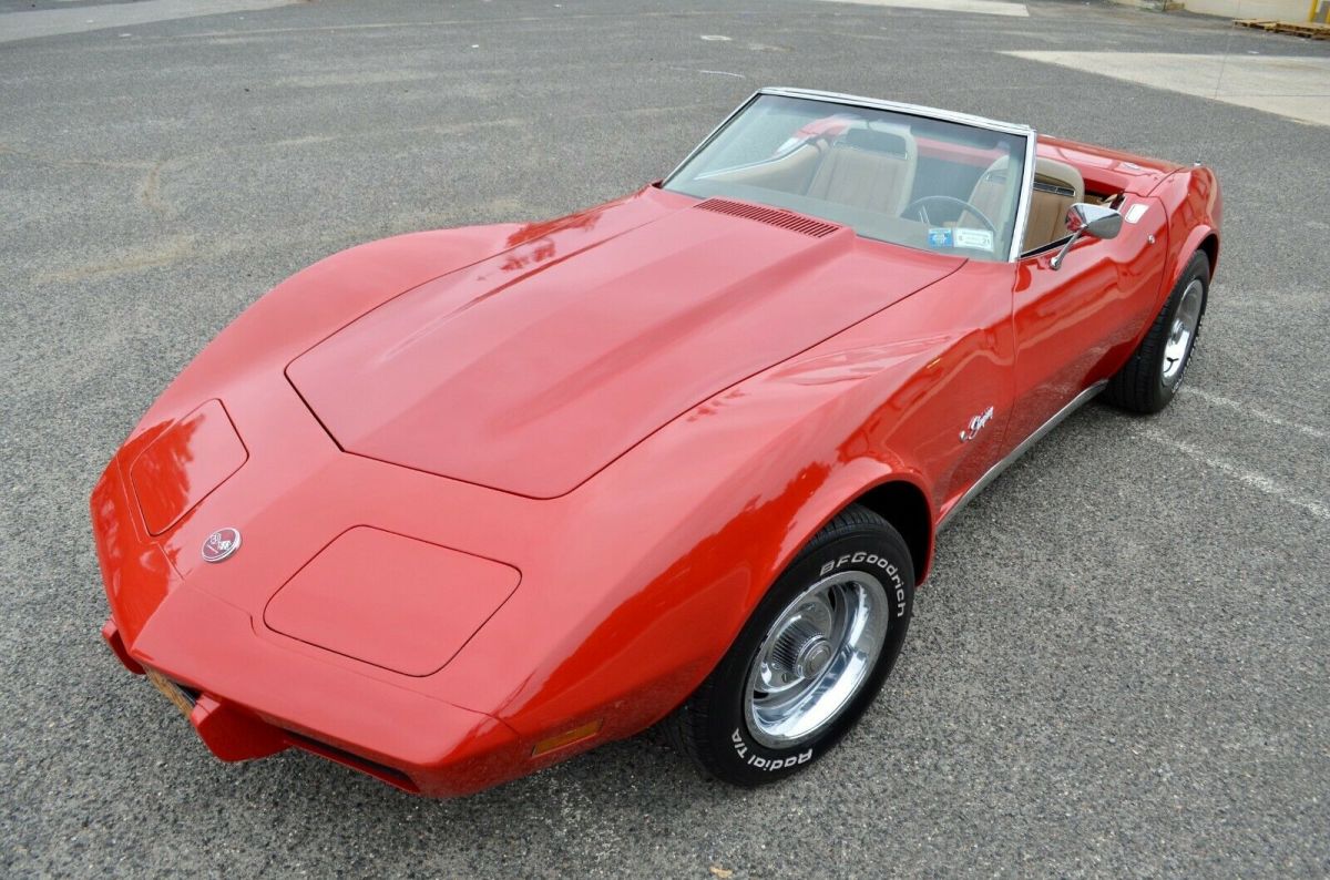 1975 Chevrolet Corvette Stingray Convertible 4 Speed Numbers Matching