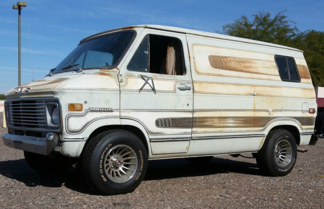 1975 GMC Vandura Original 70s Custom Shorty Van