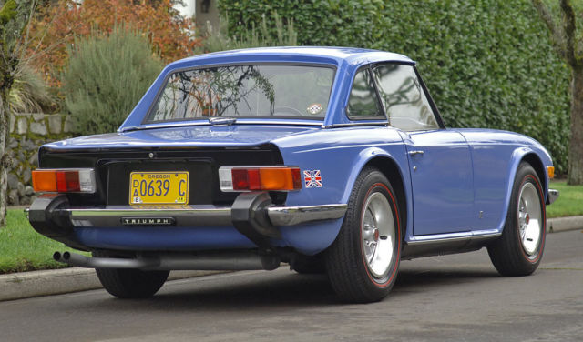 1975 Triumph TR-6 - Rare French Blue -