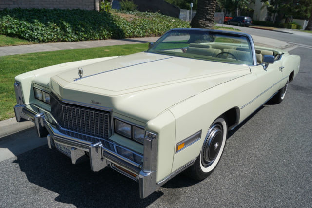 1976 Cadillac Eldorado FUEL INJECTION CONVERTIBLE WITH 16K MILES!