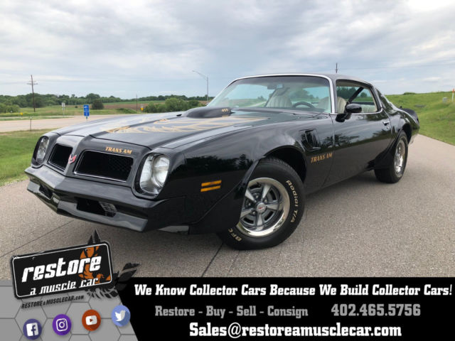 1976 Pontiac Trans Am - 4 Speed, New Paint - Black and Decals, Perfect