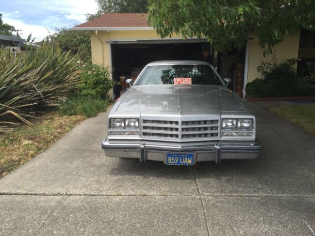 1977 Buick Century silver with black pin striping
