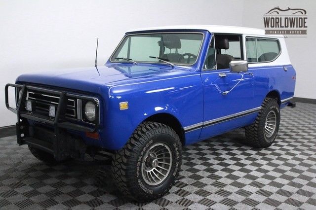 1977 International Harvester Scout SHOW QUALITY PAINT. V8. 4 SPEED.