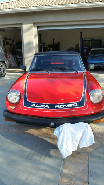 1978 Alfa Romeo Spider Veloce Convertible 2-Door