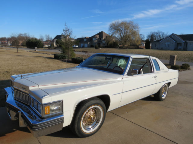 1978 Cadillac DeVille White Leather