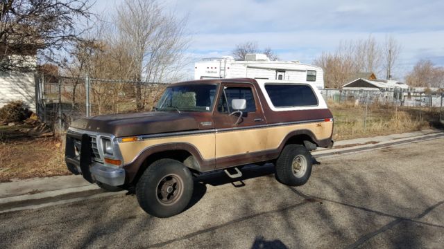 1978 Ford Bronco brown