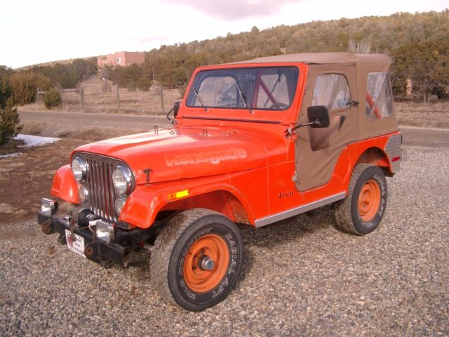 1978 Jeep CJ Renegade Orange