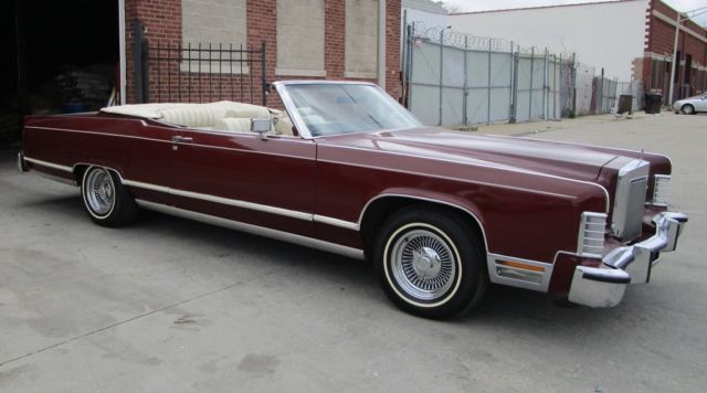 1978 Lincoln town coupe convertible convertible