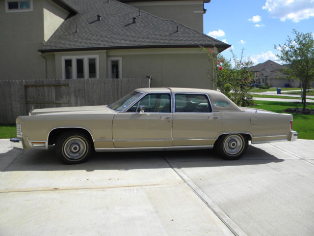 1979 Lincoln Continental Town Car Package