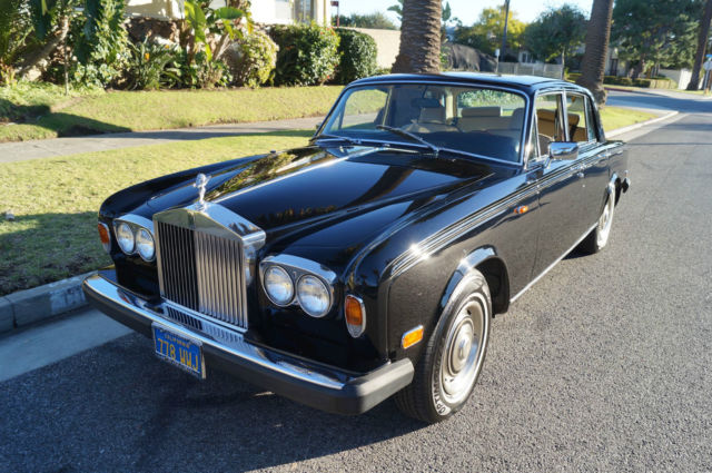 1979 Rolls-Royce Silver Shadow II IN RARE ORIG BLACK COLOR WITH 26K ORIG MILES!