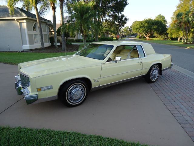 1980 Cadillac Eldorado YELLOW