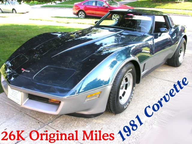 1981 Chevrolet Corvette Low Original Miles