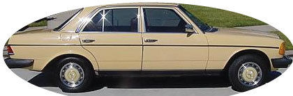 1981 Mercedes-Benz 300-Series leather