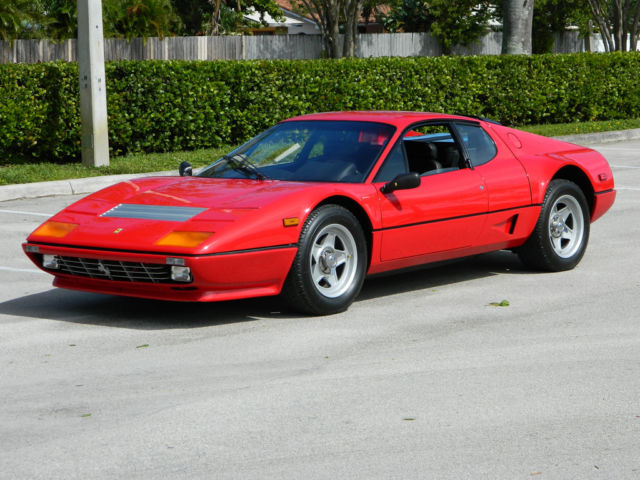 1983 Ferrari Other 1983 CALIFORNIA DELIVERY 512BBi BOXER RED BLACK