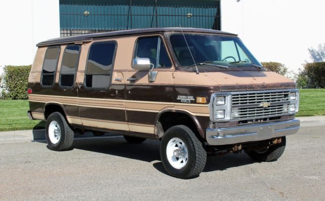 1984 Chevrolet G20 Van Conversion Van, 4x4, Runs A+