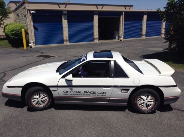 1984 Pontiac Fiero Certified Authentic Pace Car (1 of 2000)