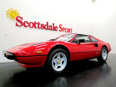 1985 Ferrari 308 ONLY 23K MILE!! ROSSO CORSA-BEIGE, RECENT RECONDIT
