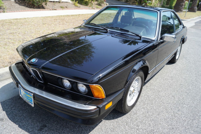 1985 BMW 6-Series 635CSi IN ALL BLACK  WITH 66K ORIGINAL MILES!