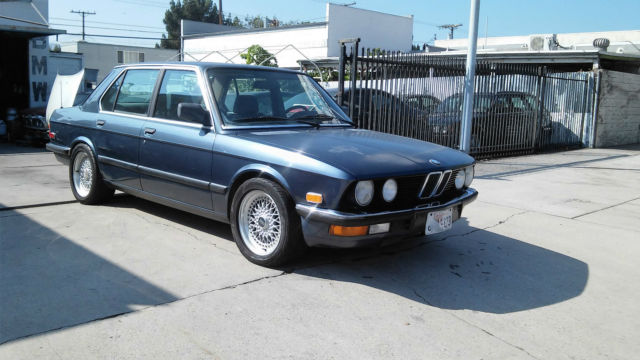 1985 BMW 5-Series E28 525e 528i 533i 535i 535is M5