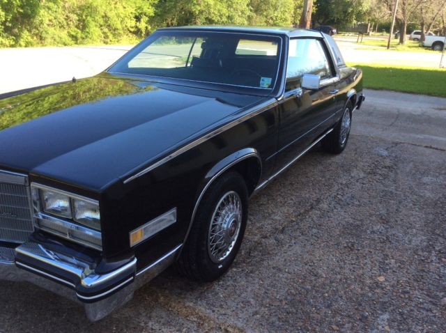 1985 Cadillac Eldorado Black on Black Full leather inside
