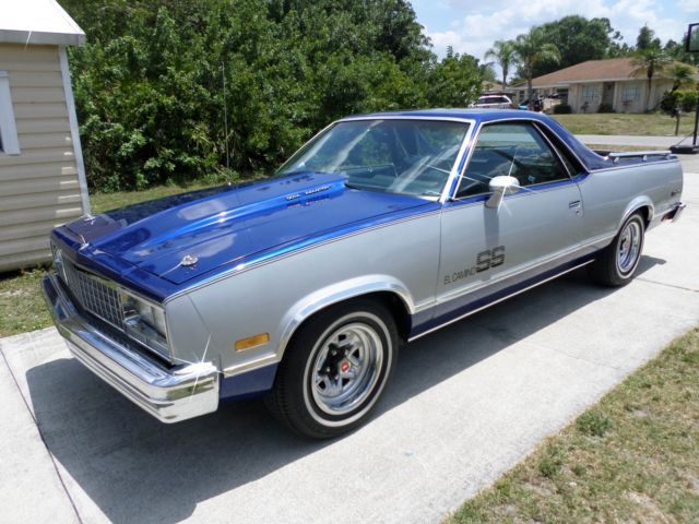 1985 Chevrolet El Camino blue