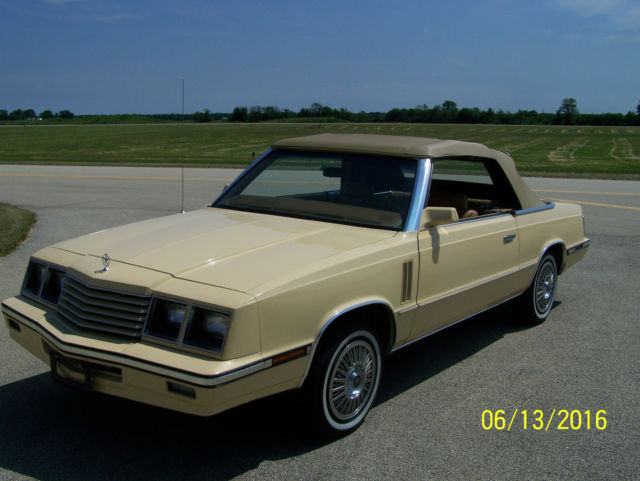 1985 Dodge 600 CONVERTIBLE