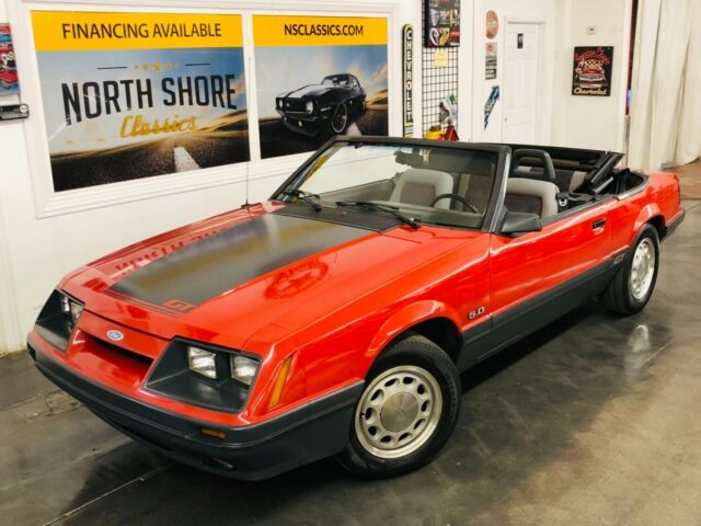 1985 Ford Mustang -CONVERTIBLE GT - 5 SPEED - 43K ORIGINAL MILES - S