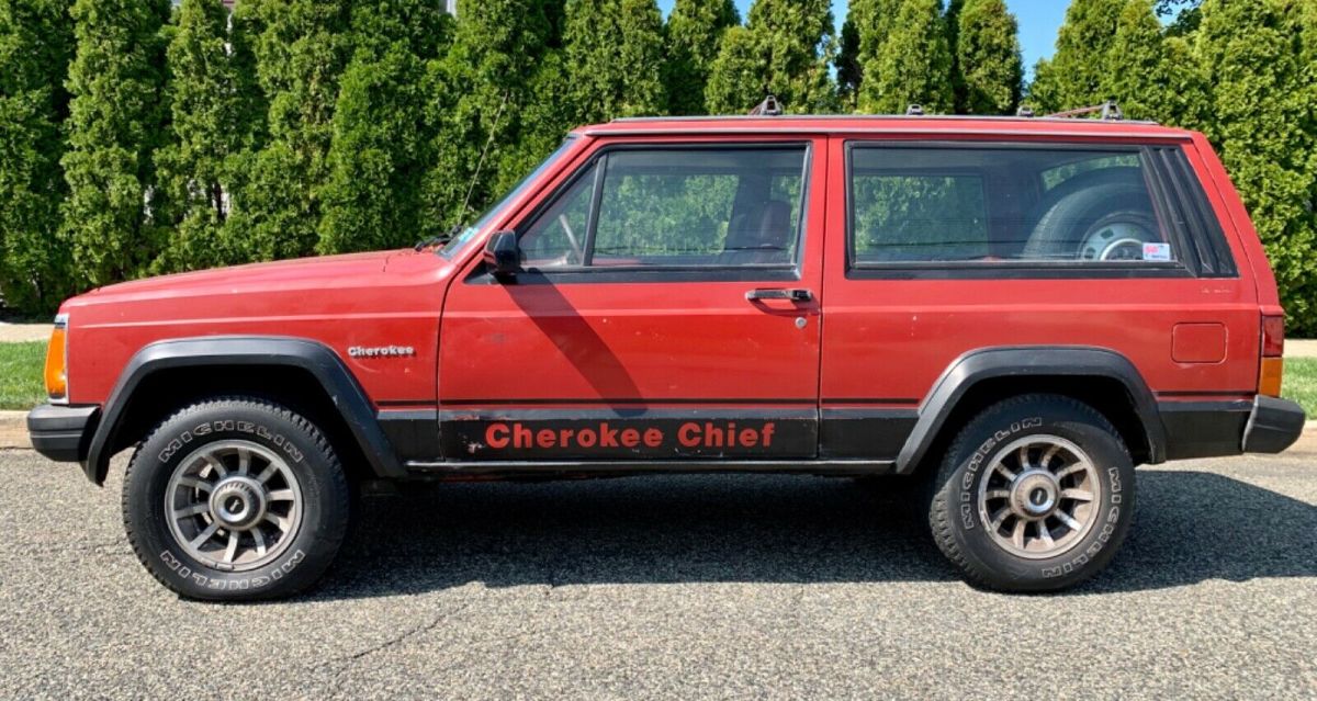 1985 Jeep Cherokee Chief XJ 2 Door 5 spd 39k miles RARE All Original