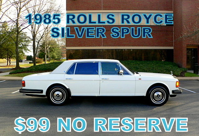1985 Rolls-Royce Silver Spirit/Spur/Dawn SILVER SPUR       $99 NO RESERVE