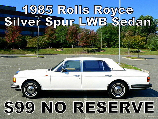 1985 Rolls-Royce Silver Spirit/Spur/Dawn SPUR  ~~$99 NO RESERVE AUCTION~~