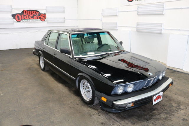 1986 BMW 5-Series 3.5L I6 4 spd auto Body Int Good Non Running