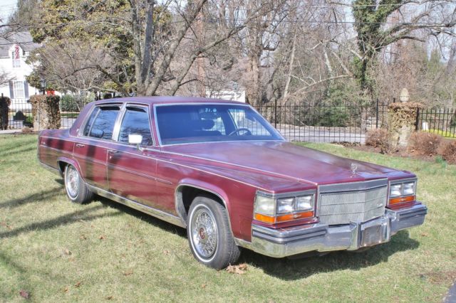 1986 Cadillac Fleetwood Brougham package