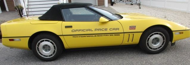 1986 Chevrolet Corvette OFFICIAL PACE CAR