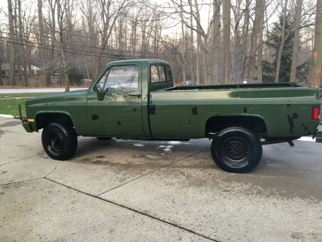 1986 Chevrolet Other Pickups Regular cab full bed military truck, 1-1/4 ton