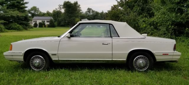 1986 Chrysler LeBaron Convertable