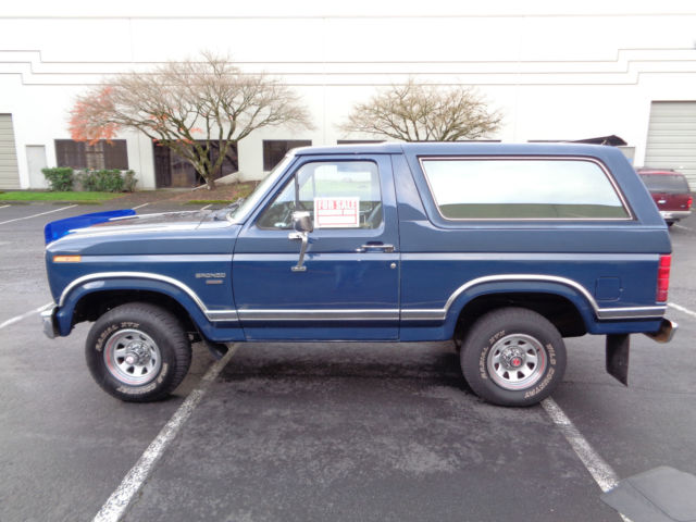 1986 Ford Bronco xlt