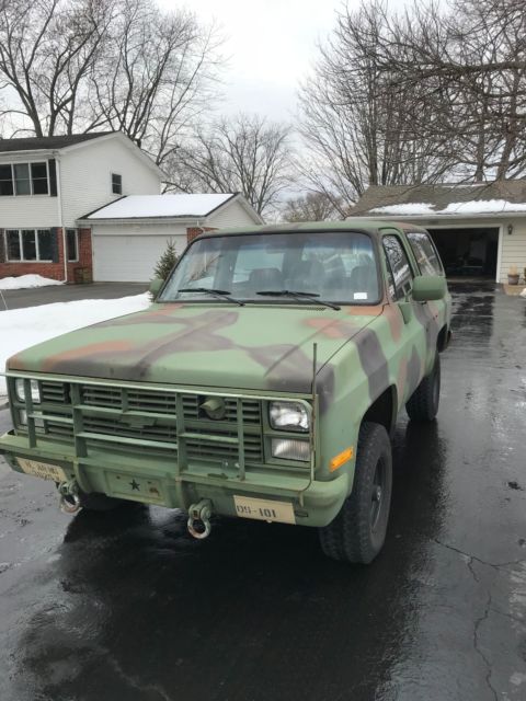 1986 Chevrolet Blazer Military