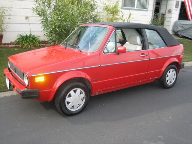 1986 Volkswagen Cabrio base