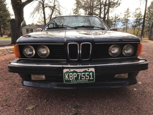 1987 BMW 6-Series Factory Standard