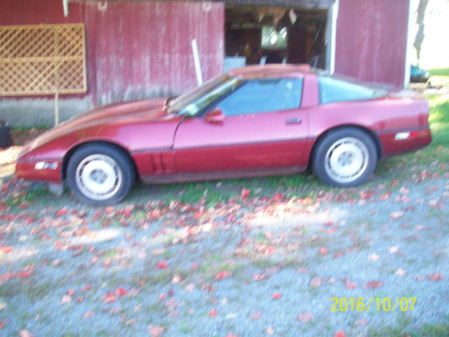 1987 Chevrolet Corvette black