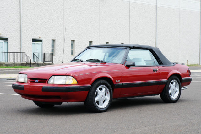 1987 Ford Mustang LX CONVERTIBLE 5.0L NO RESERVE SEE YouTube VIDEO
