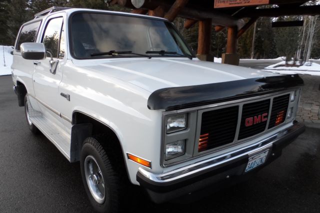 1987 GMC Jimmy One Owner 60k Mile Rust Free Survivor Fully Loaded