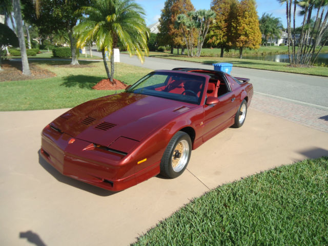 1987 Pontiac Trans Am red