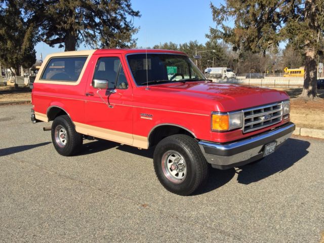 1988 Ford Bronco CALIFORNIA EDDIE BAUER 100% ORIG PAINT!