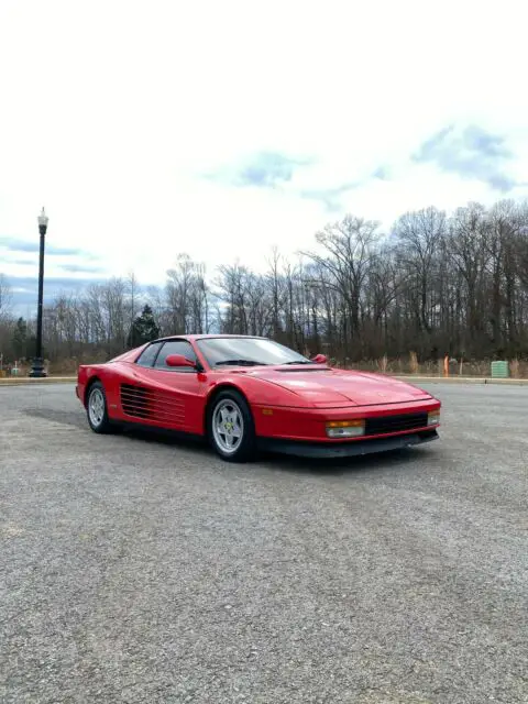 19 Ferrari Testarossa Engine Out Service Low Miles Euro Spec For Sale Photos Technical Specifications Description