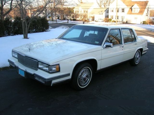 1988 Cadillac DeVille Burgundy Leather Seats