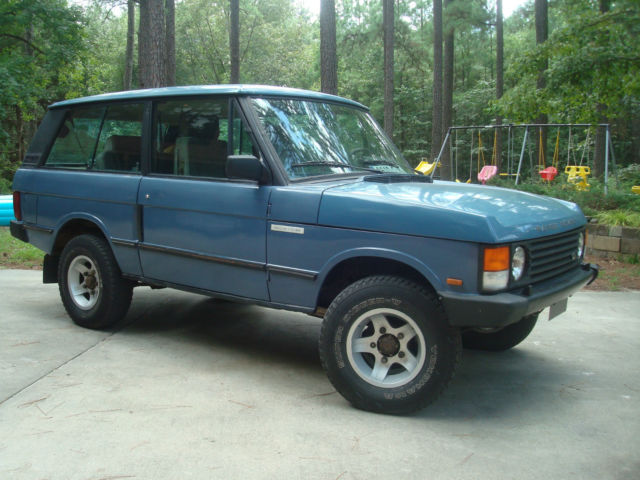 1988 Land Rover Range Rover 2-Door Classic turbo diesel all manual Coupe