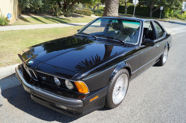 1989 BMW 6-Series 635CSi 5 SPD MANUAL COUPE WITH 81K ORIG MILES!