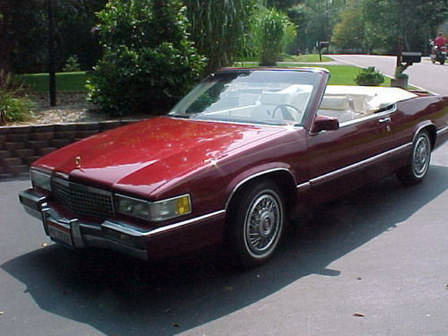 1989 Cadillac DeVille Two Door Coupe Convertible